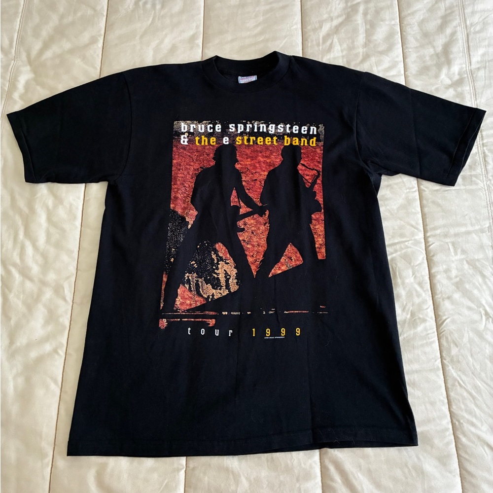 Vintage Bruce Springsteen & The E Street Band Tee 1999 Tour Size Large (44)
